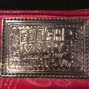🌸 Authentic Coach Poppy Wristlet